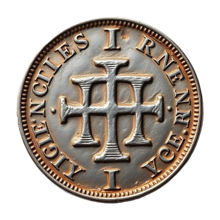 Spanish colonial silver coin from the Lima mint
